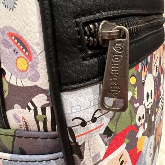 Loungefly The Nightmare Before Christmas Chibi Mini Backpack NWT RARE ❤️Logo NWT - Picture 2 of 7